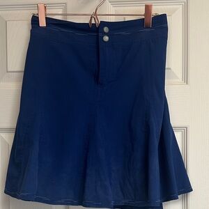 Elegant Navy Blue Women's Skirt